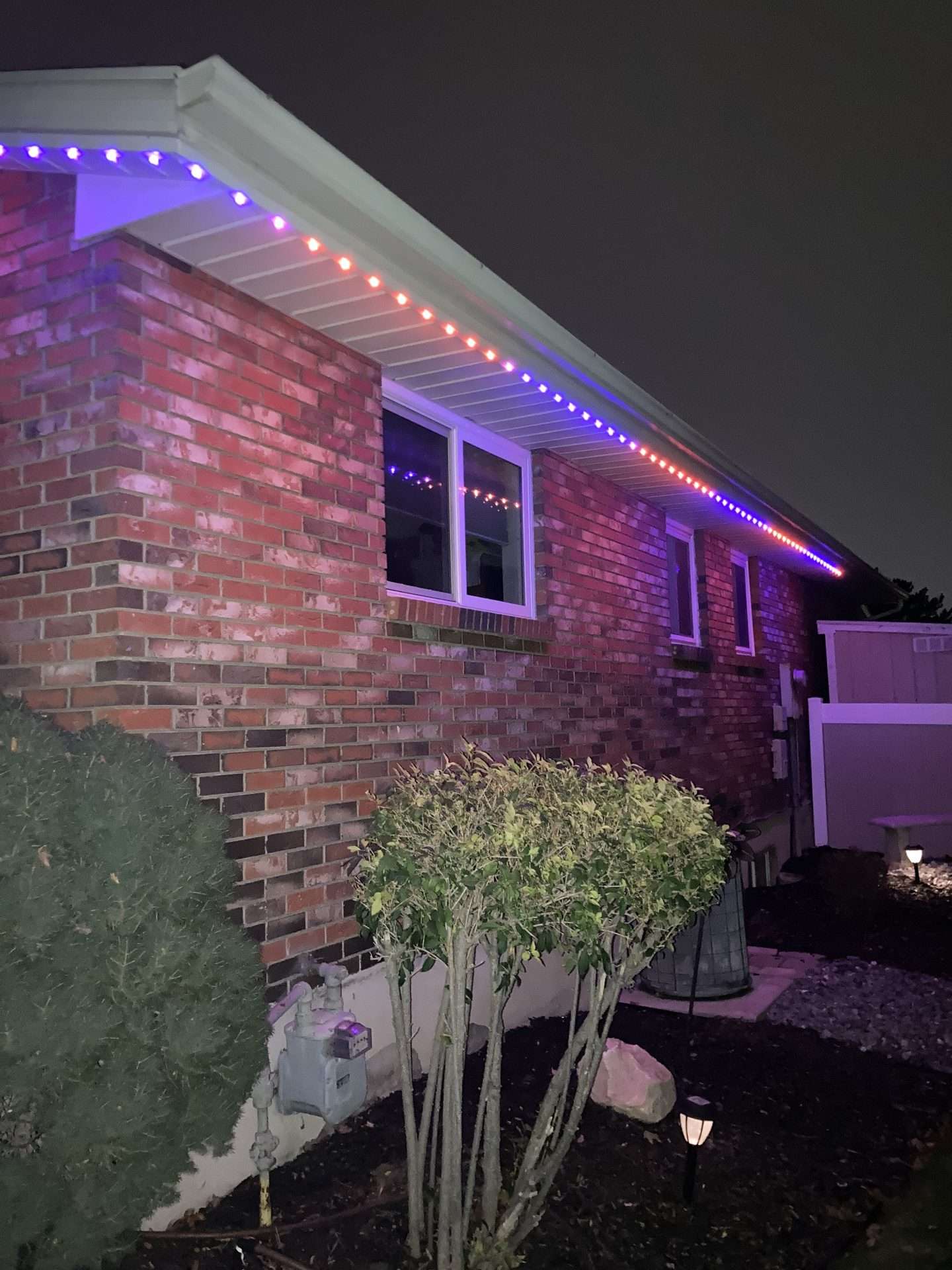 Beautiful home with our DIY christmas lights kits.