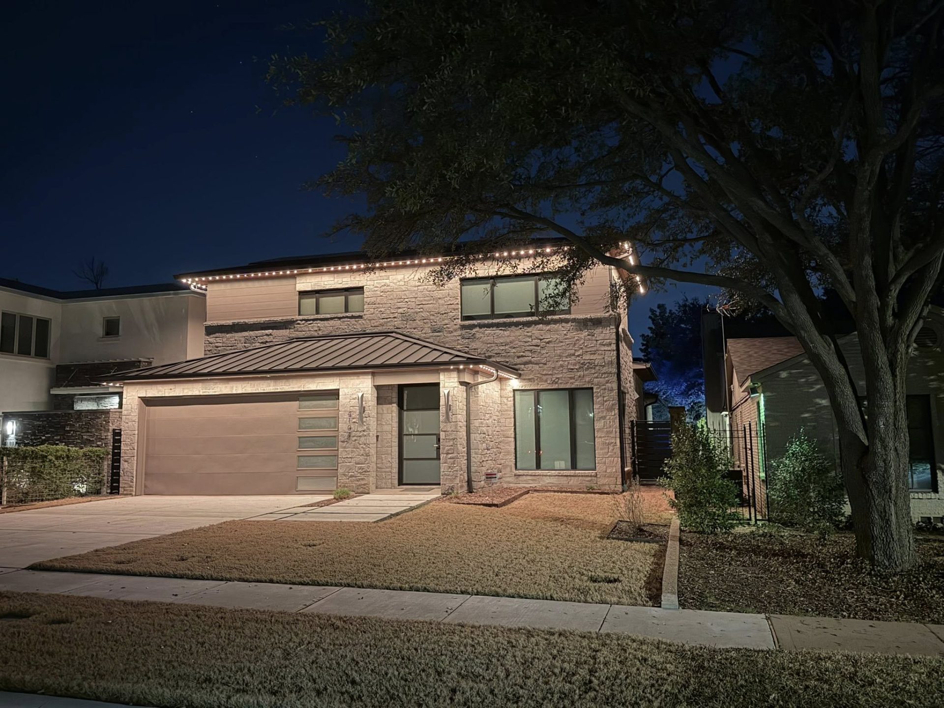 ShawTech 30mm RGB Permanent Outdoor Lights in Warm White