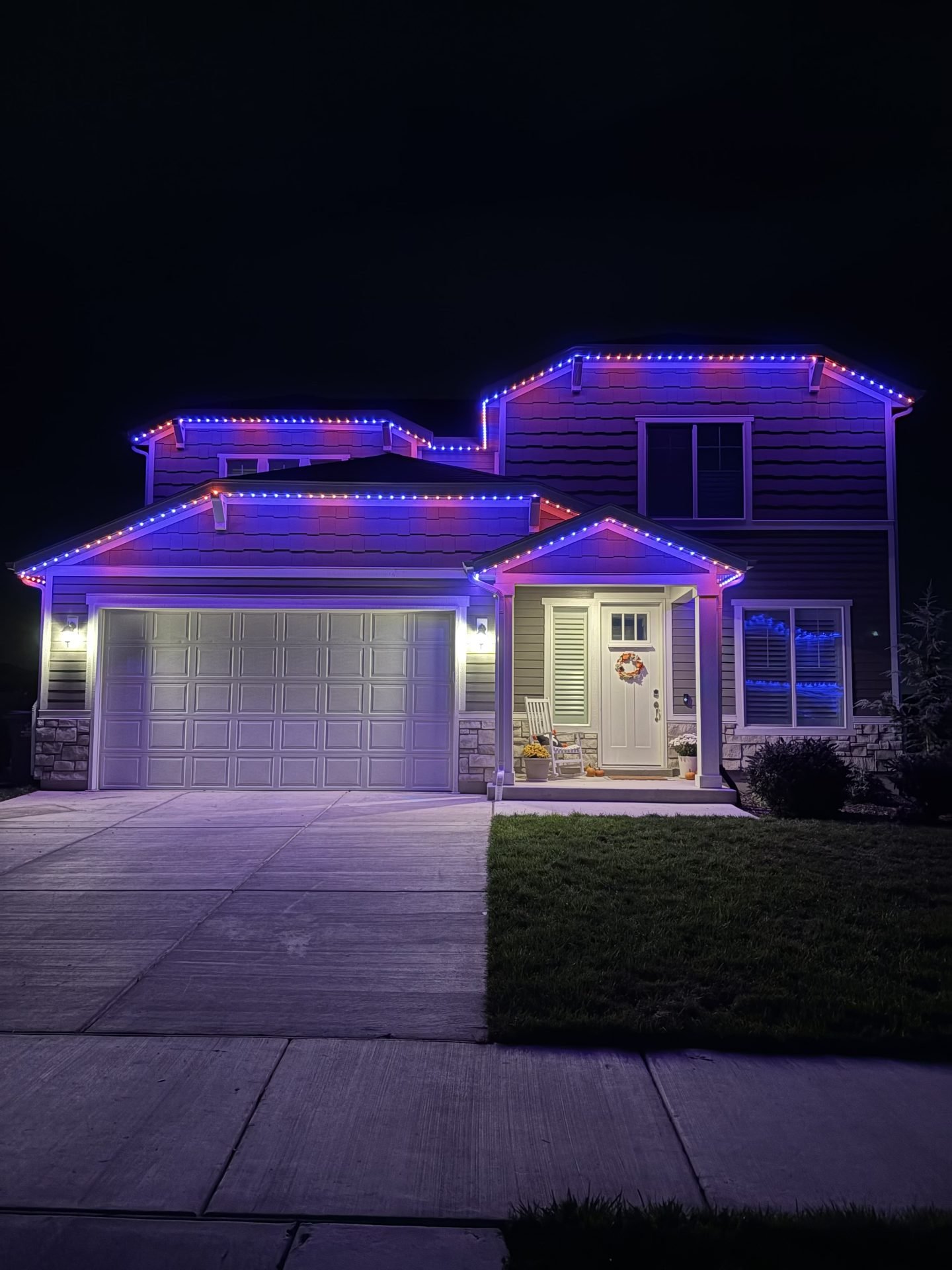 12mm RGB permanent lights for halloween